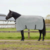 Coperta per cavallo VidaXL completamente in poliestere grigio chiaro e rosa