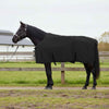Coperta per cavallo Vidaxxl in poliestere nero