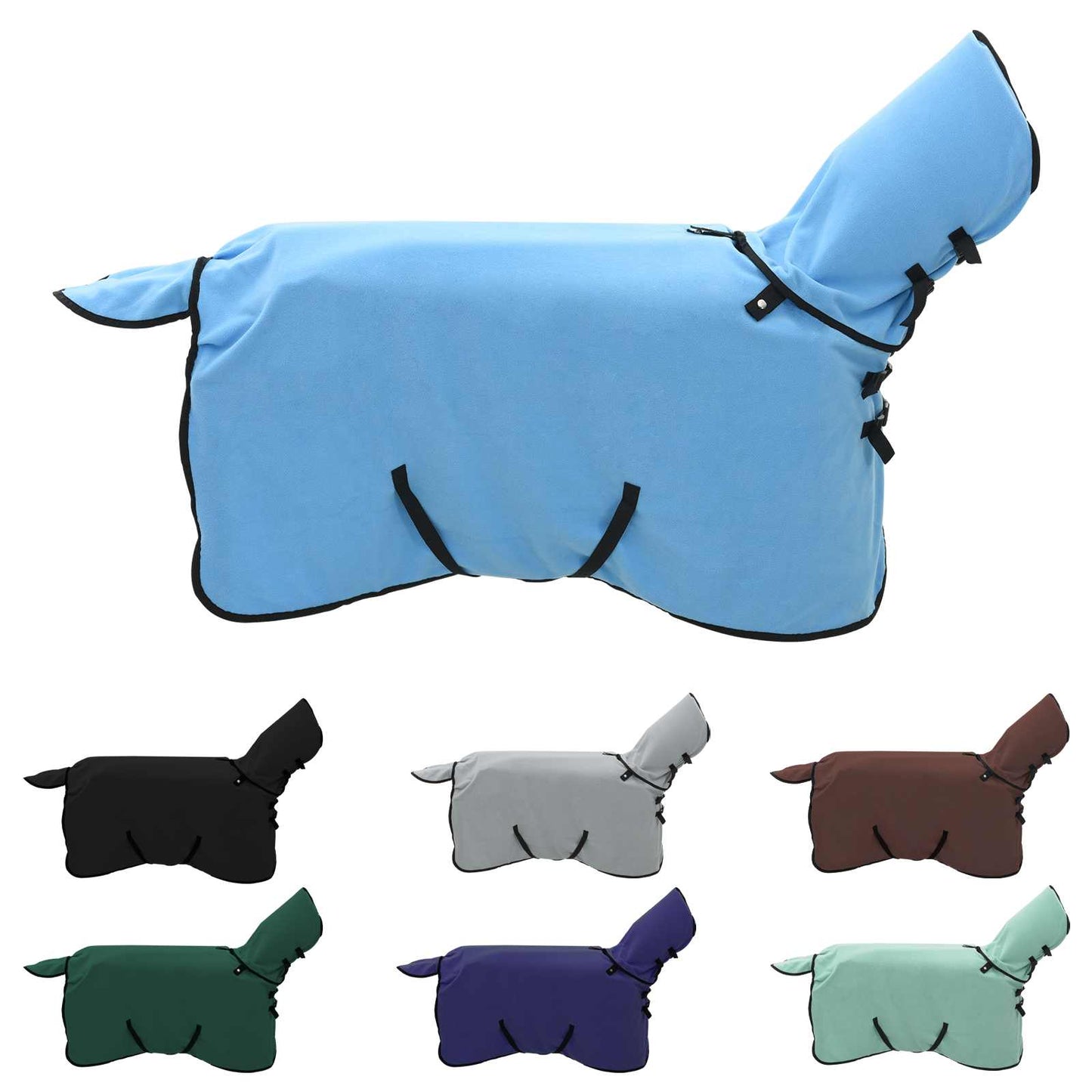 Coperta per cavallo Vidaxxl interamente in poliestere acqua