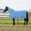 Vidaxxl manta para caballos full aqua poliéster