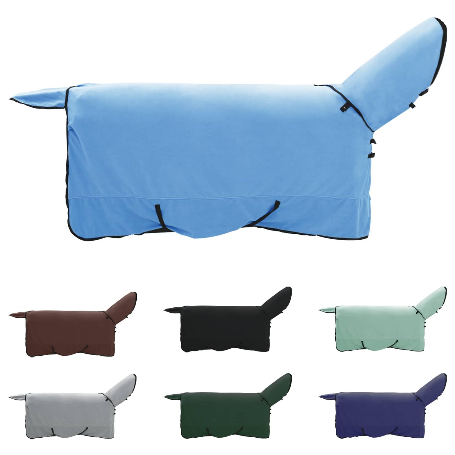 Coperta per cavallo Vidaxxl interamente in poliestere acqua
