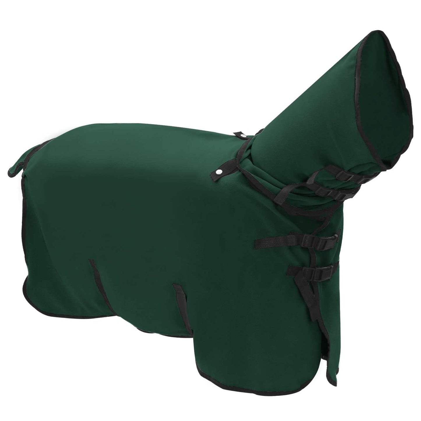 Coperta per cavallo VidaXL completamente in poliestere verde scuro
