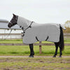 Coperta per cavallo VidaXL completamente in poliestere grigio chiaro e rosa