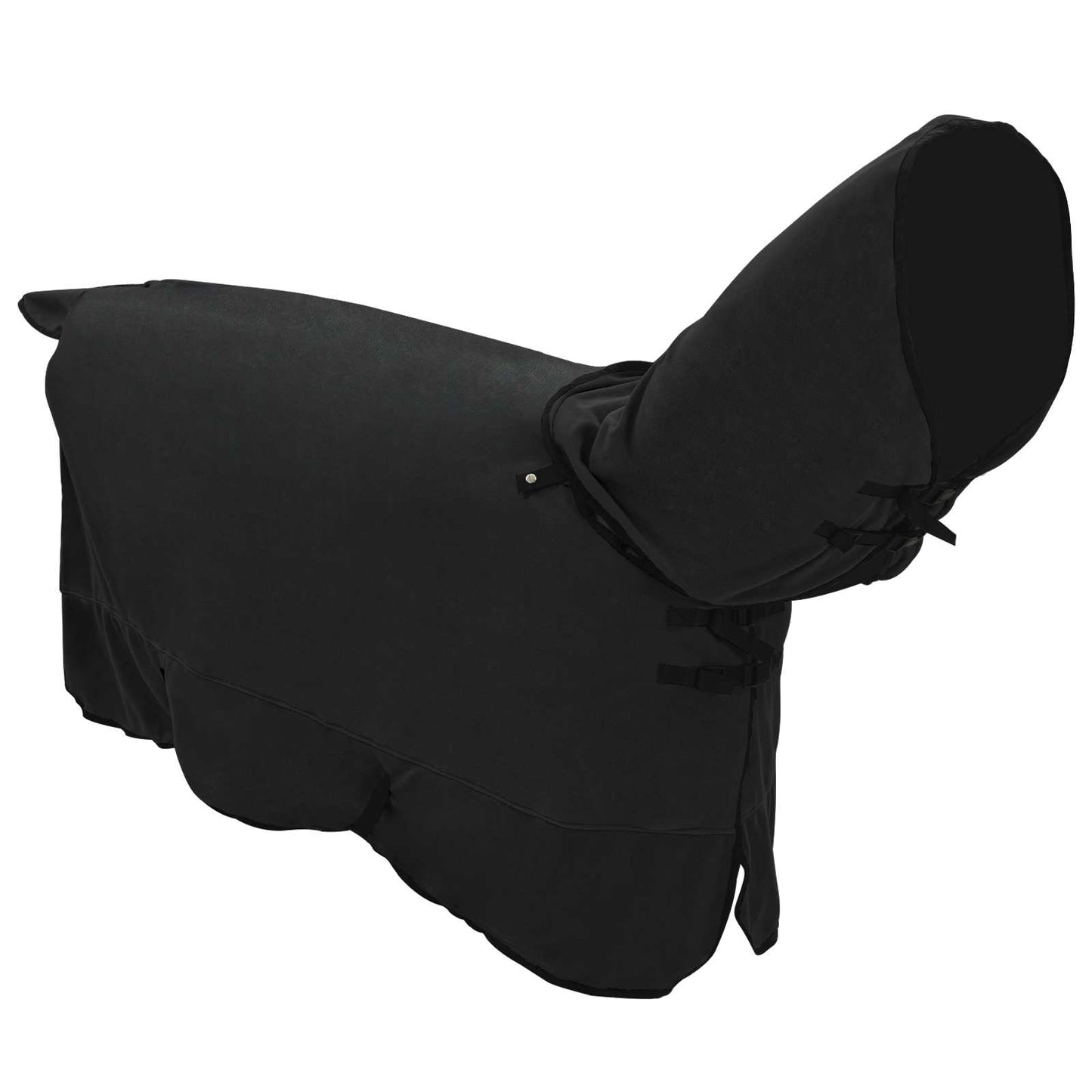 Coperta per cavallo Vidaxxl in poliestere nero