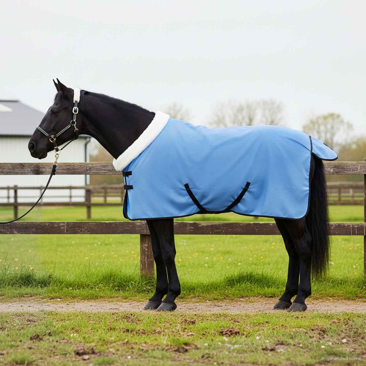 Vidaxx coperta per cavallo completa acqua 115 cm in pile polare