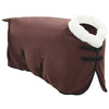 Coperta per cavallo Vidaxx completamente in pile polare marrone scuro 115 cm
