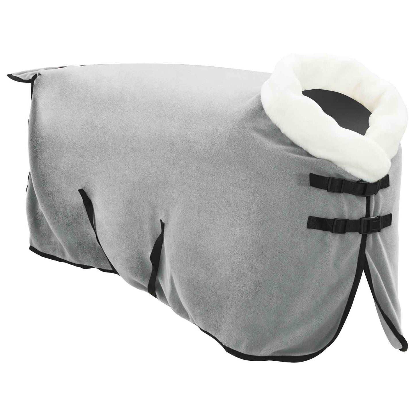 Coperta per cavallo Vidaxx completamente in pile polare verde scuro 105 cm