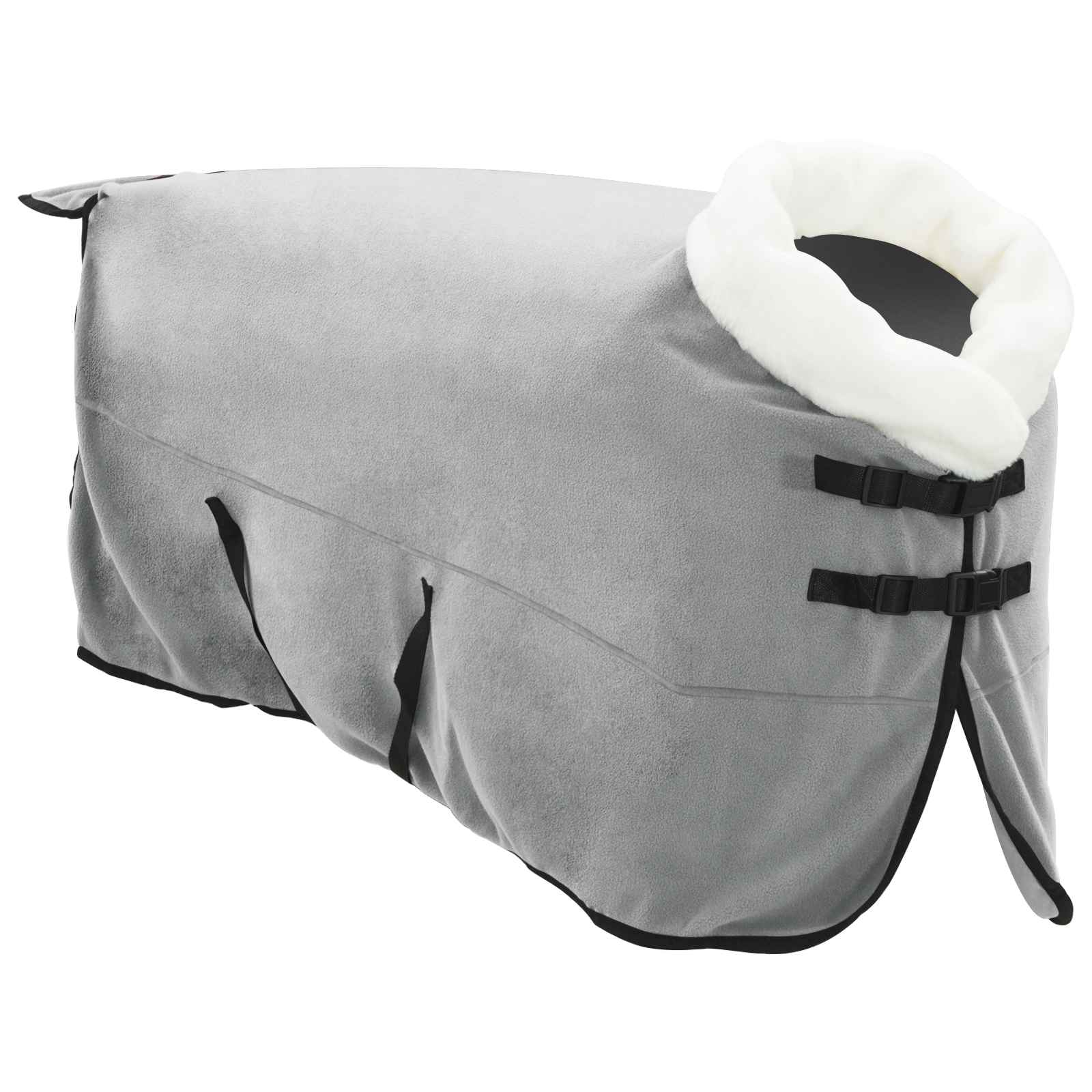 Vidaxx manta para caballos completamente verde oscuro forro polar de 125 cm
