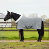 Coperta per cavallo Vidaxx completamente in pile polare verde scuro 135 cm