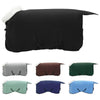VidaXL coperta per cavallo nera 145 cm in pile polare