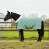 Coperta per cavallo Vidaxx completamente in pile polare verde scuro 125 cm