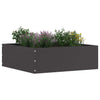 Bordo da giardino Vidaxl 6 pz nero 40 x 40 x 13 cm in acciaio
