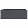 Vidaxl tuinrand antraciet 40 x 40 x 13 cm staal