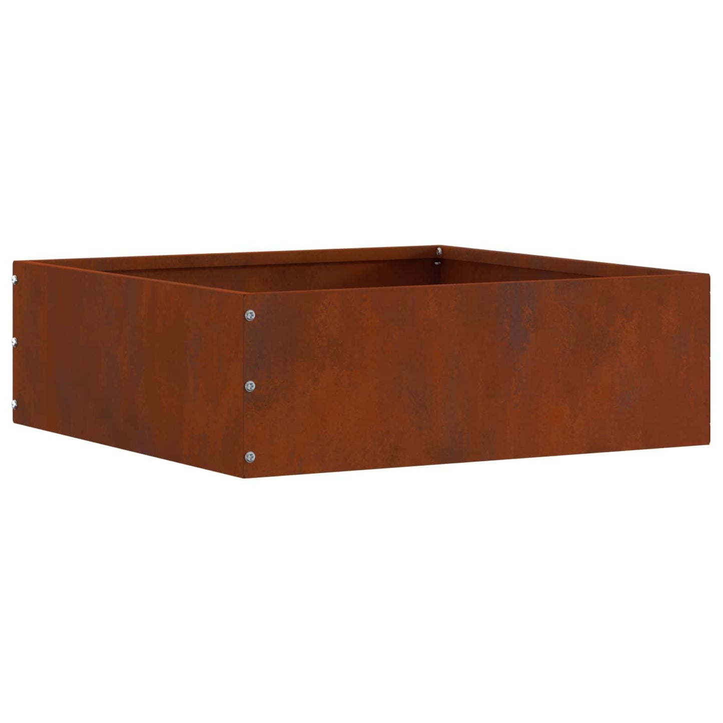 Vidaxl borde de jardín oxidado 40 x 40 x 13 cm acero corten
