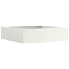 Vidaxl tuinrand wit 50 x 50 x 13 cm staal