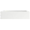 Vidaxx borde de jardín blanco 50 x 50 x 13 cm acero