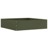 Bordo da giardino Vidaxx verde oliva 50 x 50 x 13 cm in acciaio
