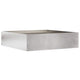 Vidaxl tuinrand zilver 50 x 50 x 13 cm roestvrij staal