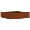 Vidaxl tuinrand roestig 50 x 50 x 13 cm cortenstaal