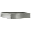Vidaxl tuinrand zilver 60 x 60 x 13 cm gegalvaniseerd staal