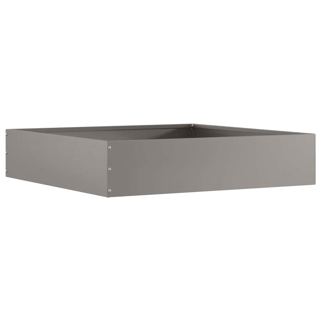 Vidaxl borde de jardín oxidado 60 x 60 x 13 cm acero corten