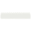 Vidaxl gazonranden 10 pcs wit 103 x 0,05 x 22 cm staal