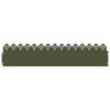 Vidaxl gazonranden 10 pcs olijf groen 103 x 0,05 x 22 cm staal