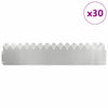Bordi per prato Vidaxl 30 pz argento 103 x 0,05 x 22 cm