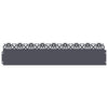 Vidaxl gazonranden 10 pcs antraciet 103 x 0,05 x 22 cm staal