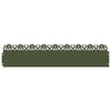 Vidaxl gazonranden 30 pcs olijf groen 103 x 0,05 x 22 cm staal