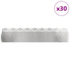 Bordi per prato Vidaxl 30 pz argento 103 x 0,05 x 22 cm acciaio inox