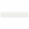 Vidaxl gazonranden 30 pcs wit 103 x 0,05 x 22 cm staal