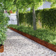 Vidaxl gazonranden 10 pcs roestig 103 x 0,05 x 22 cm cortenstaal