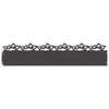 Vidaxl gazonranden 30 pcs zwart 103 x 0,05 x 22 cm staal