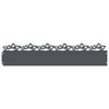 Vidaxl gazonranden 20 pcs antraciet 103 x 0,05 x 22 cm staal