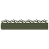 Vidaxl gazonranden 30 pcs olijf groen 103 x 0,05 x 22 cm staal