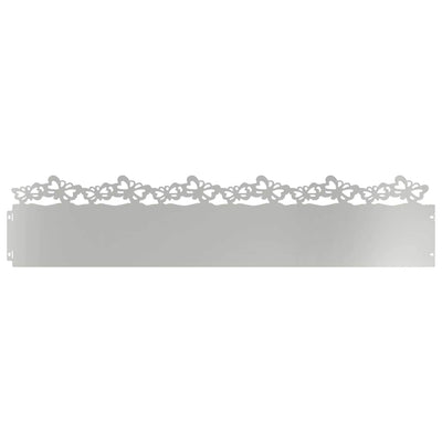 Bordi per prato Vidaxl 20 pz argento 103 x 0,05 x 22 cm