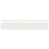 Vidaxl gazonranden 20 pcs wit 103 x 0,05 x 22 cm staal