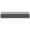 Vidaxl gazonranden 20 pcs antraciet 103 x 0,05 x 22 cm staal