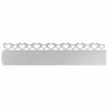 Vidaxl gazonranden 20 pcs zilver 103 x 0,05 x 22 cm roestvrij staal