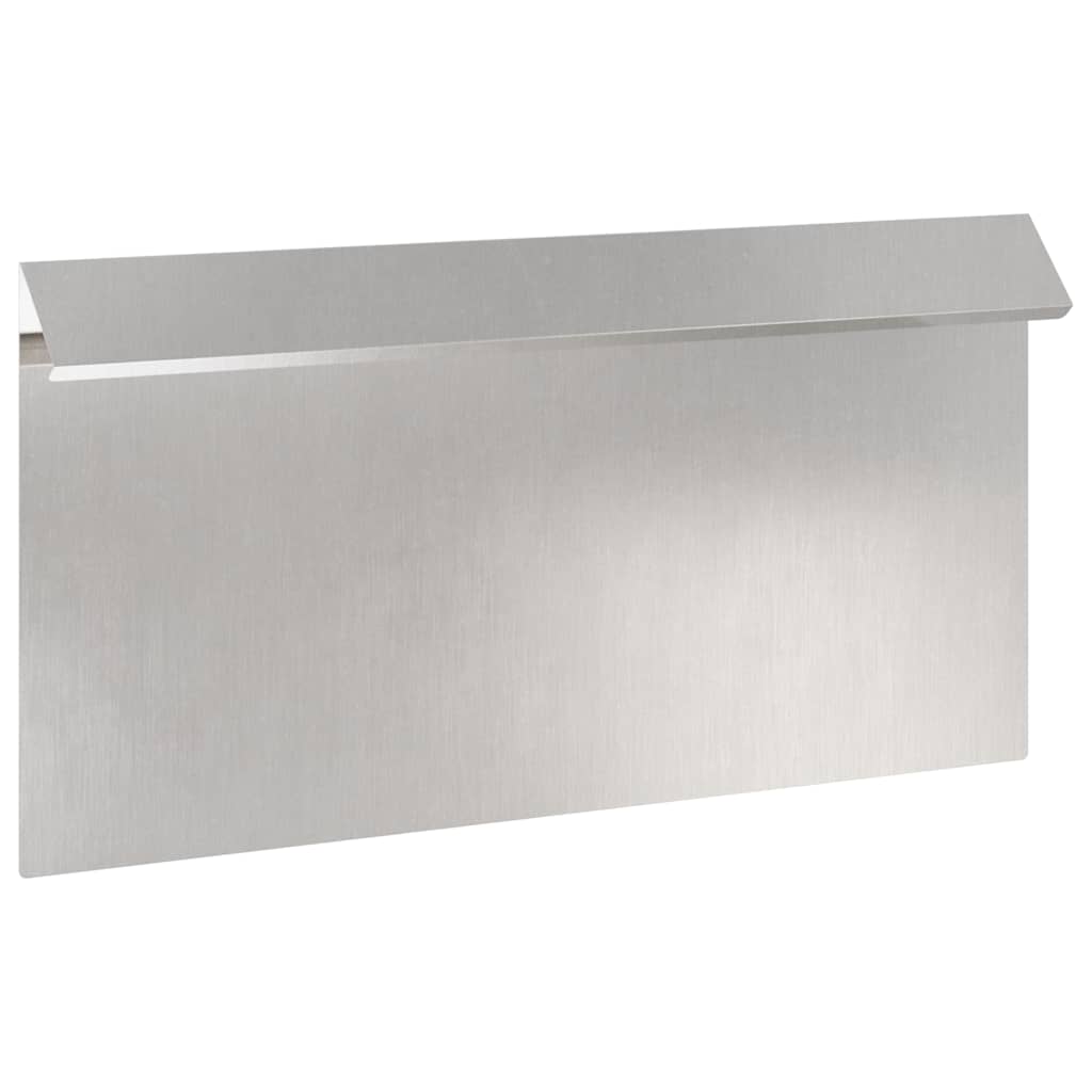 Cancello per lumache Vidaxx argento 50 x 3,5 x 25 cm in acciaio inossidabile