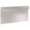 Cancello per lumache Vidaxl 16 pezzi argento 50 x 3,5 x 25 cm acciaio inossidabile