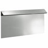 Puerta caracol vidaxl plata 50 x 3,5 x 25 cm acero galvanizado