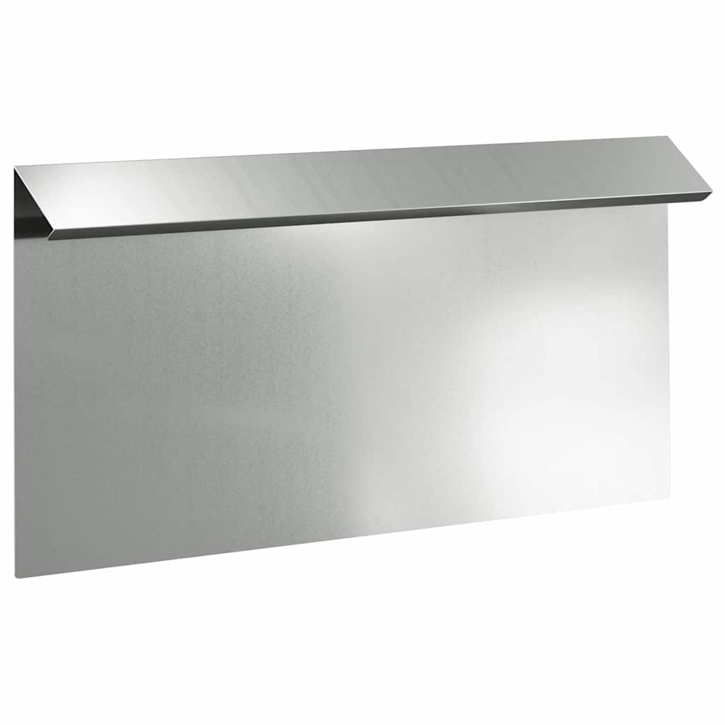 Puerta caracol vidaxl plata 50 x 3,5 x 25 cm acero galvanizado