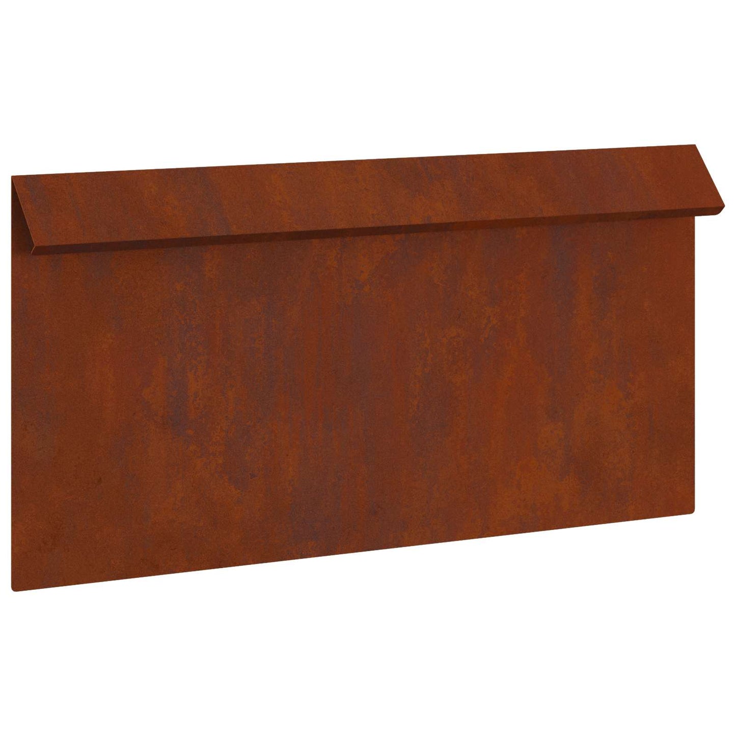 Puerta caracol vidaxl oxidada 50 x 3,5 x 25 cm acero corten
