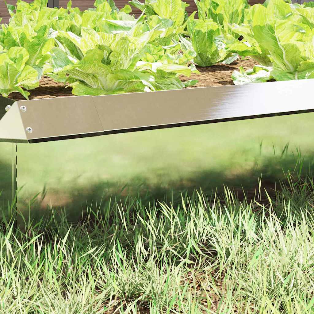 Vidaxl puerta caracol plata 100 x 3,5 x 25 cm acero inoxidable