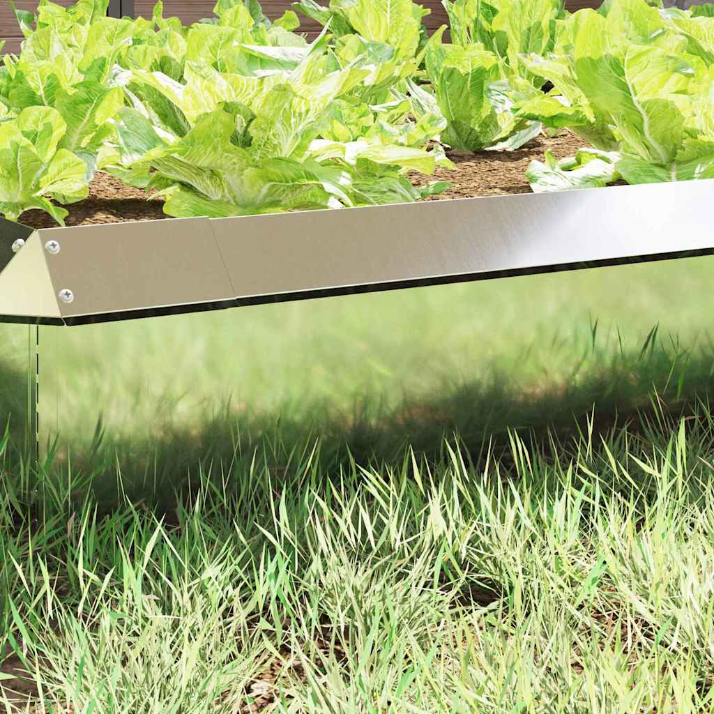 Puerta caracol vidaxl plata 100 x 3,5 x 25 cm acero galvanizado