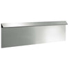 Cancello per lumache Vidaxl argento 100 x 3,5 x 25 cm in acciaio zincato