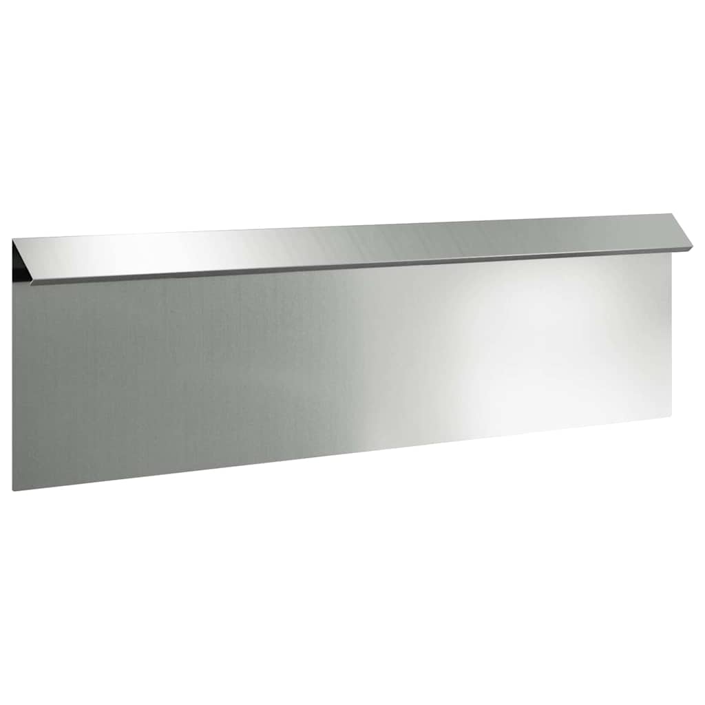 Puerta caracol vidaxl plata 100 x 3,5 x 25 cm acero galvanizado