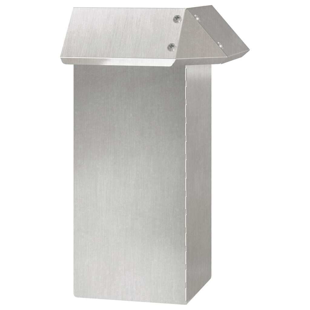 Cancello per lumache Vidaxx argento 13,5 x 13,5 x 25 cm in acciaio inossidabile